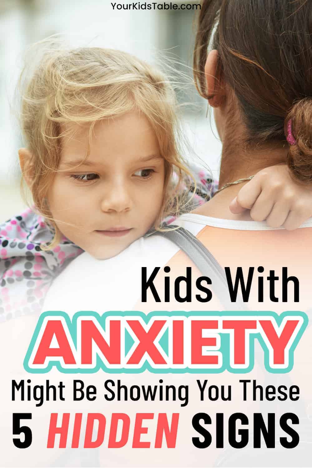 Could your child have anxiety? Learn 5 sneaky signs of anxiety in children from an expert therapist so you can help your child.