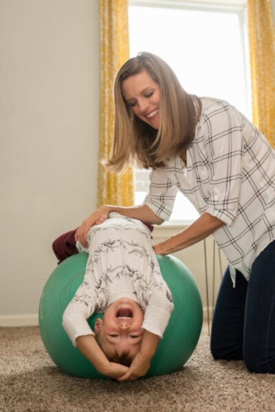 Learn how to use deep pressure to help your kid calm down and focus. And, discover over 9 deep pressure activities you can use in your home. 