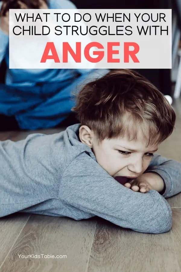 Do you have a child that struggles with anger and big emotions? Learn why and how to help them with an amazing parenting strategy to help them cope and manage their emotions in a new way! #angermanagement #angermanagmentactivitiesforkids #angermanagementforkids #kidsangermanagement