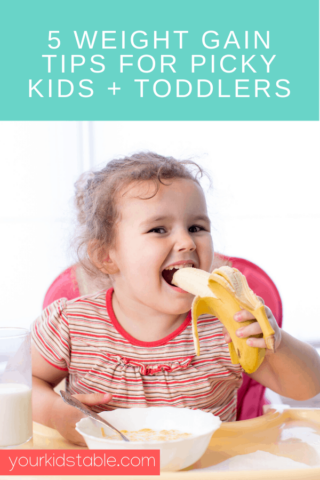 5 Weight Gain Tips for Picky Kids & Toddlers