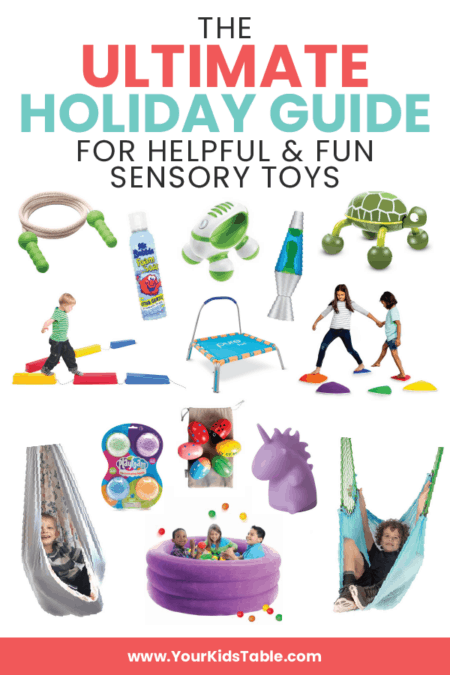 If you're looking to get a special gift for your child this holiday season that will last and help your child develop, then dive into this mega sensory toy holiday guide to find an awesome toy for your child!