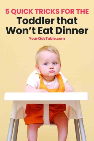 5 Quick Tricks for the Toddler that Won’t Eat Dinner