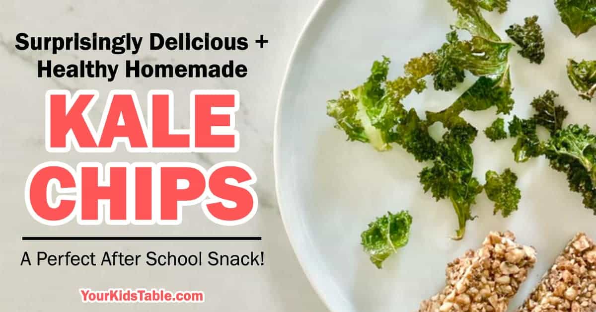 Healthy Homemade Kale Chips A Perfect After School Snack!