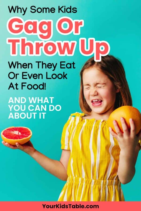 Why Some Kids Gag and Throw Up When They Eat or Even Look at Food!