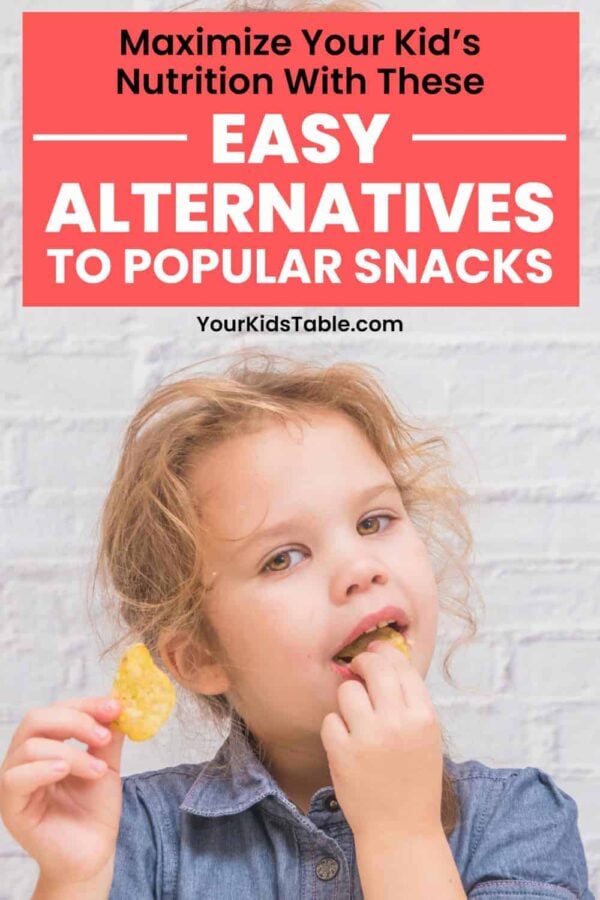 Try these 12 different healthy snacks for kids that require no prep from you! They're perfect for the crunchy carb-loving picky eater kid and any family that wants to get the most nutrition possible out of easy snack foods!