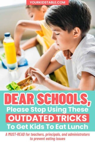 Dear Schools, Please Stop Using These Outdated Tricks to Get Kids to Eat Lunch 