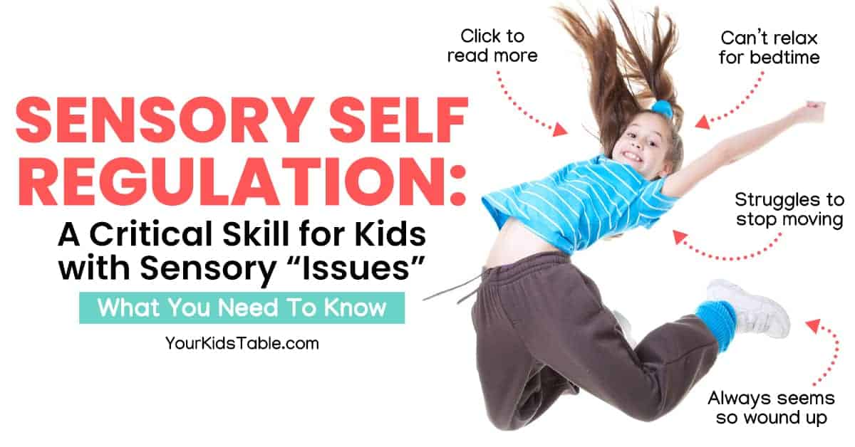Sensory Self Regulation A Critical Skill for Kids with Sensory “Issues”