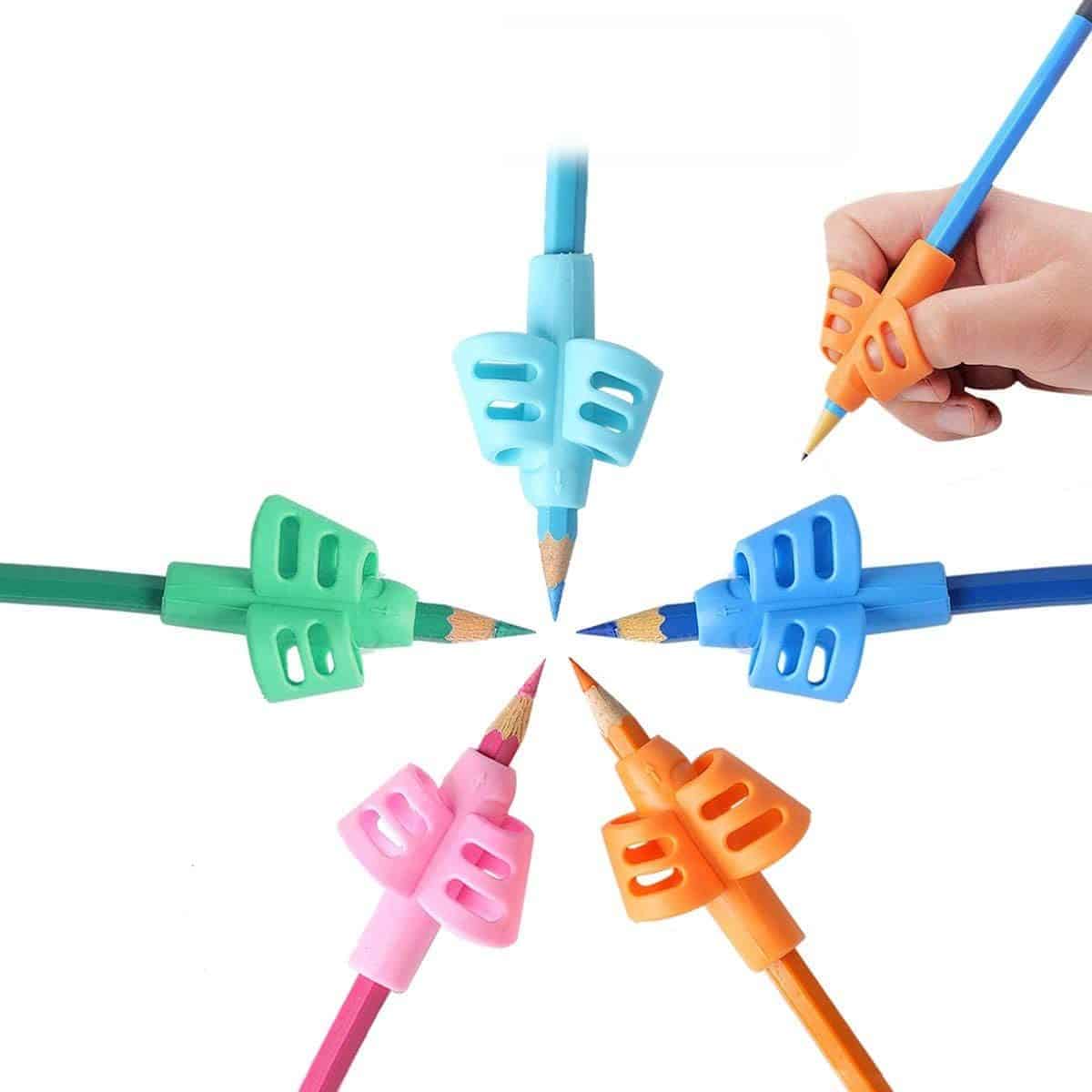 Help kids pencil grasp and handwriting with the 7 best pencil grips that are perfect for school and home. Learn which pencil grip is the best one for your kid! 