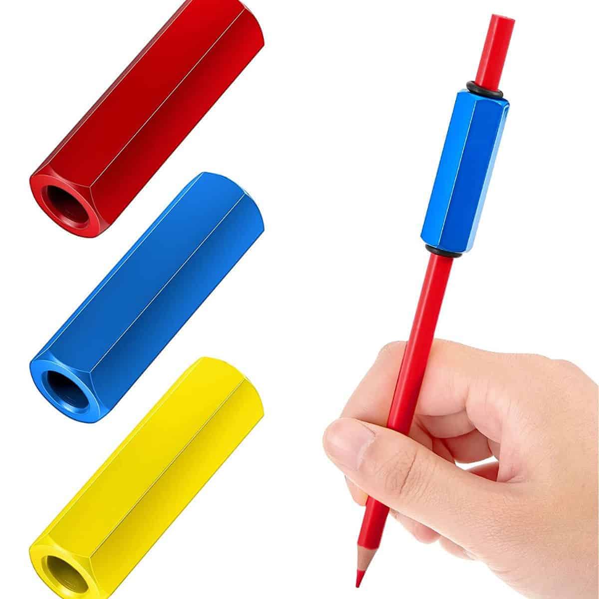 Help kids pencil grasp and handwriting with the 7 best pencil grips that are perfect for school and home. Learn which pencil grip is the best one for your kid! 