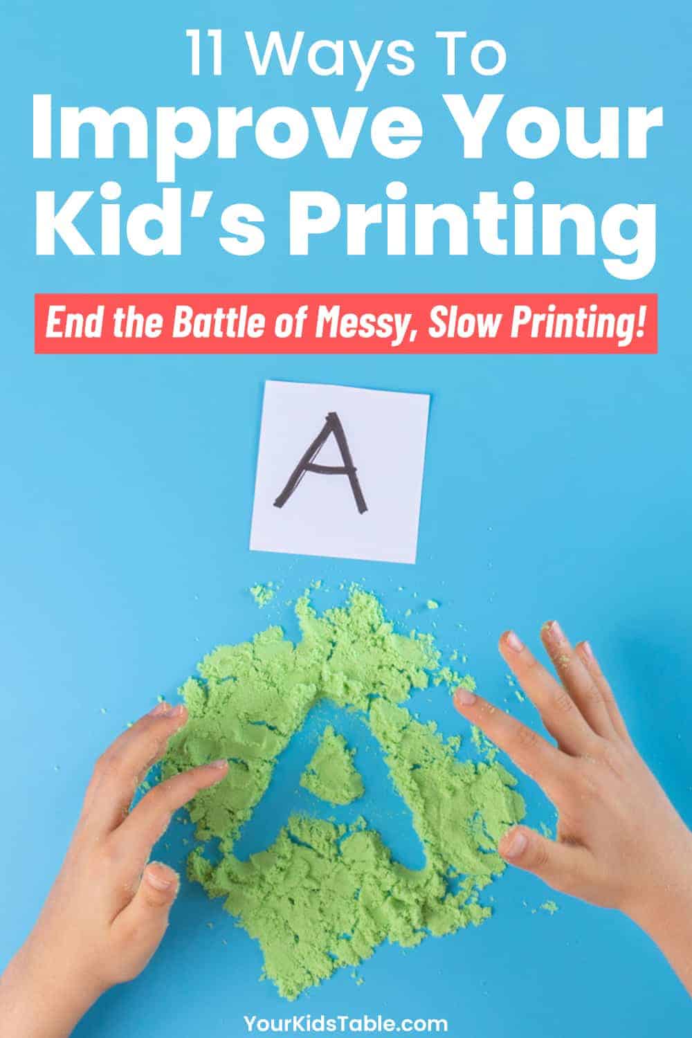 at føre større for eksempel 11 Fun Ways to Improve Your Kid's Printing Skills - Your Kid's Table