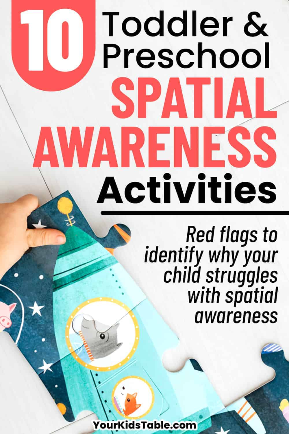 Learn 10 easy spatial awareness activities that improve this important skill that can affect handwriting, hand eye coordination, clumsiness, and more... 