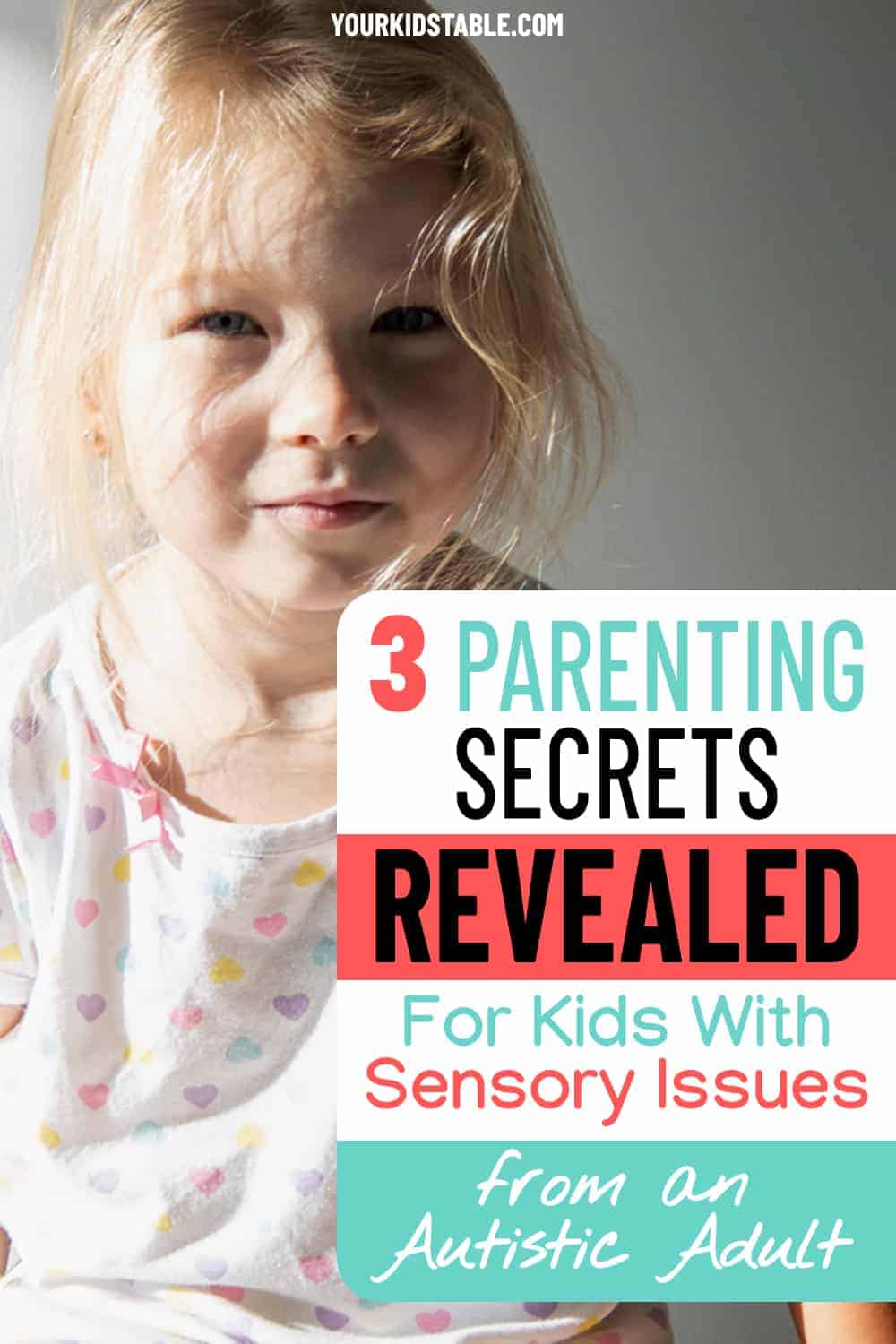 An Autistic adult, that was once an autistic girl, offers 3 things she wishes her parents knew on how to support kids with sensory issues as they grow and change.