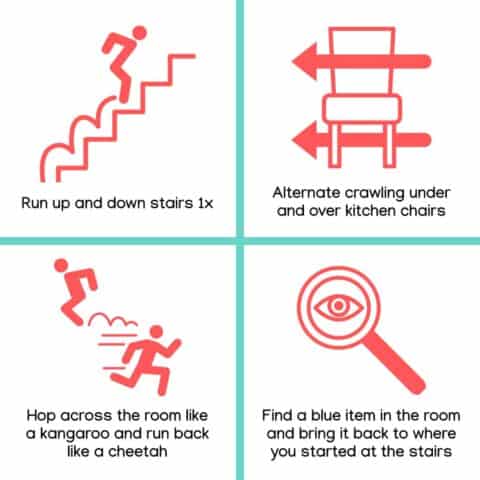 40+ Easy Sensory Obstacle Course Ideas for Kids
