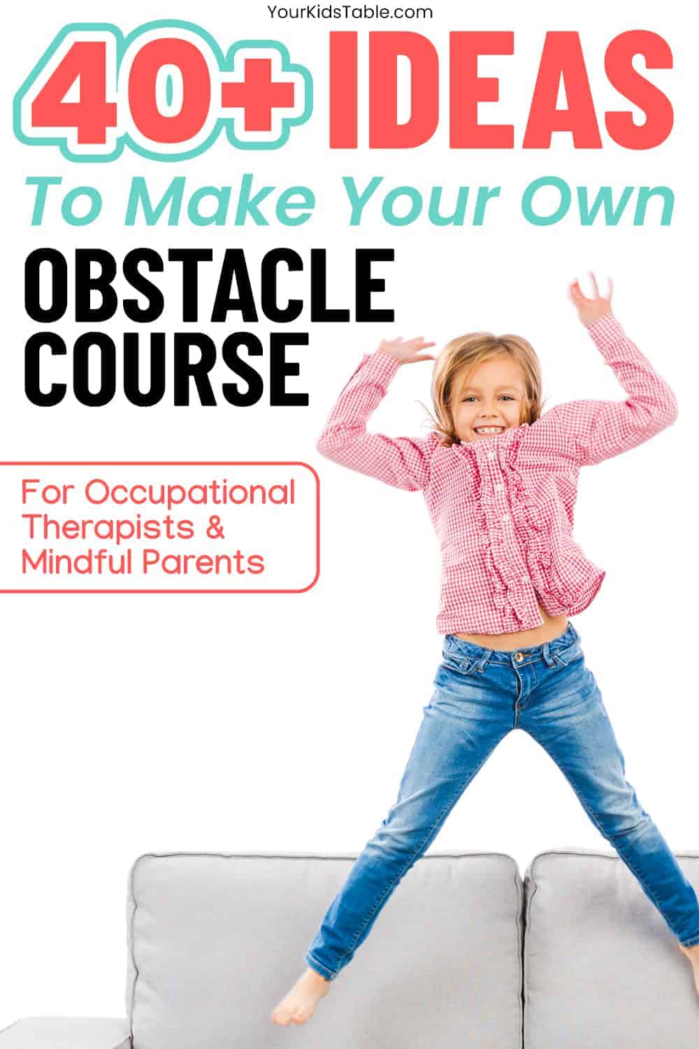 Obstacle course ideas for all ages, indoors or outdoors with little to no prep. Plus learn obstacle course benefits and get a list of activities to make your own! 