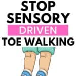 What causes sensory toe walking in children and how do you address it? Learn about toe walking sensory strategies, how it relates to sensory processing disorder, and when to be concerned.